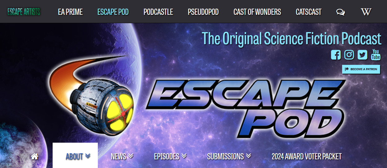 Things I learned from reading for Escape Pod